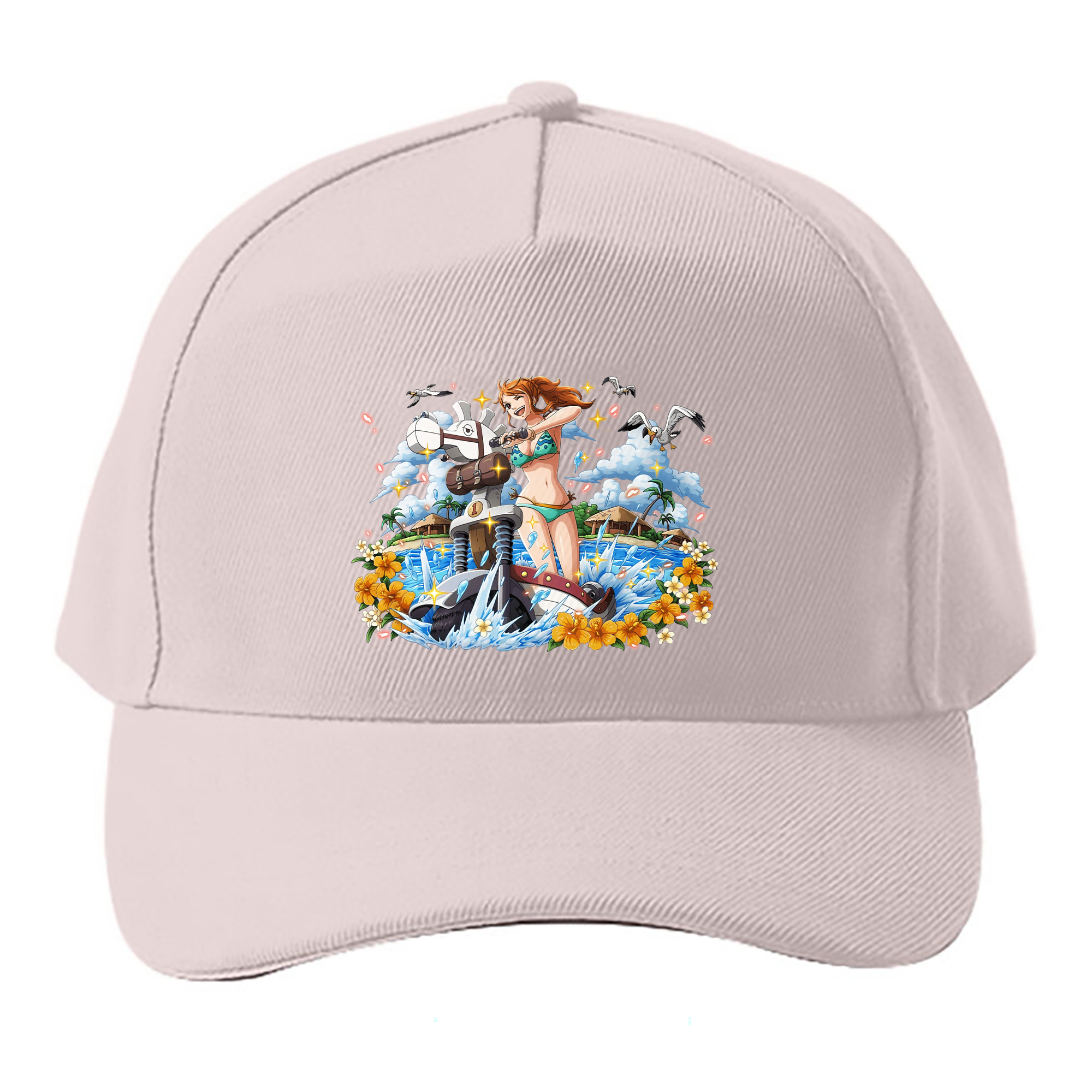 （画像用） ワンピース ナミ ONE PIECE Nami ベースボールキャップ 綿100％ 男女兼用 帽子 スポーツ